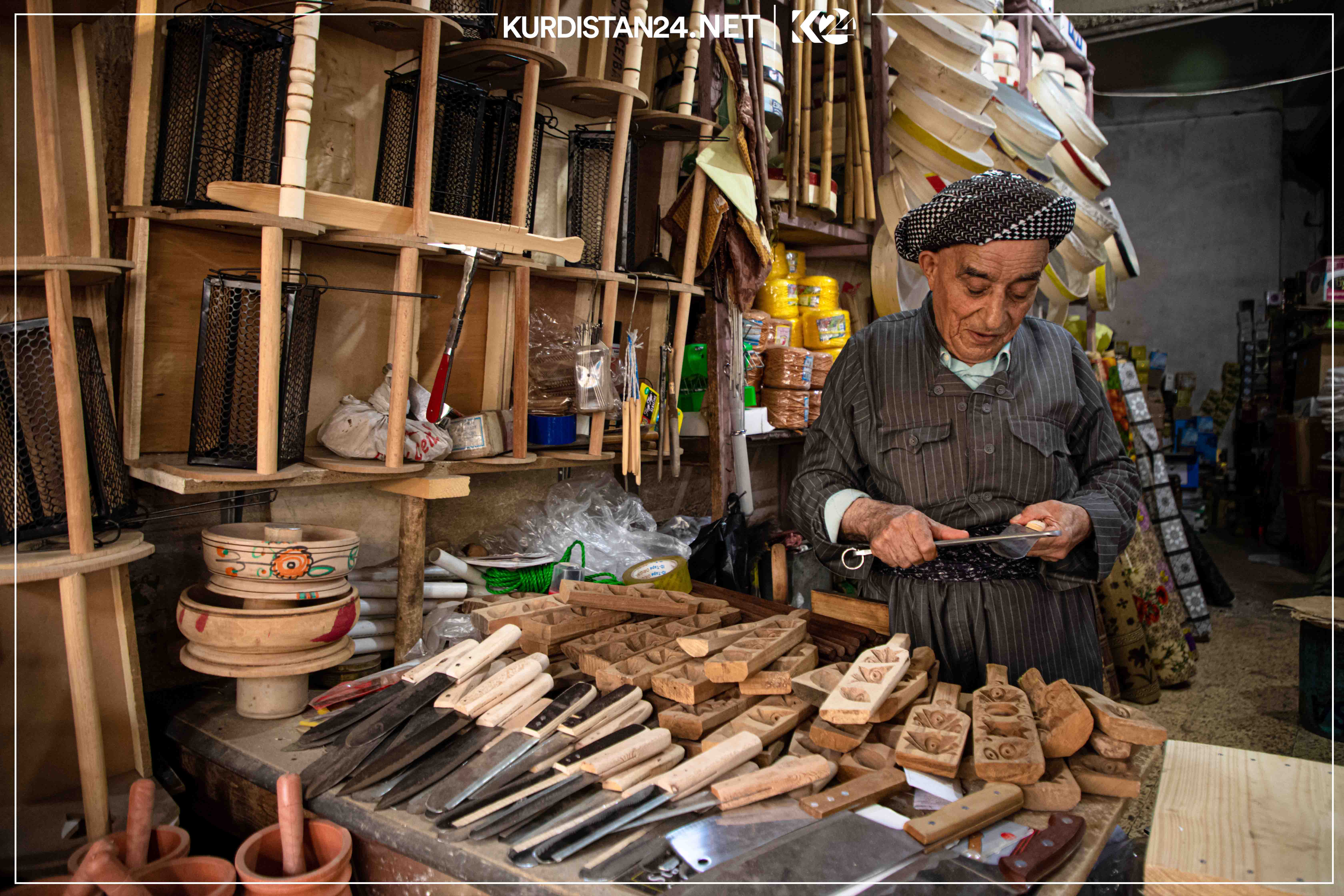Bi wêne.. Darteraşê navsal rûlikenê bazara Hewlêrê 